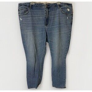 Abercrombie & Fitch Curve Love Skinny Ankle High Rise Denim Jeans Women's 35 20R